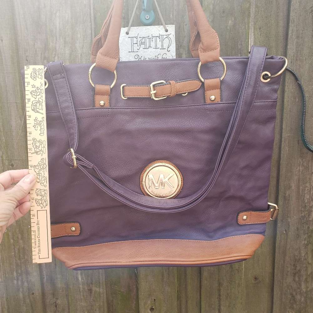 Purple Beautiful Tote Purse